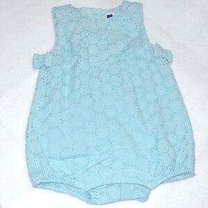 Baby blue romper